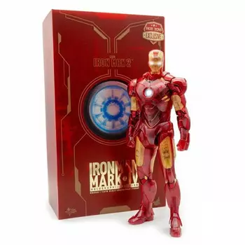 Коллекционная фигурка Hot Toys Iron Man 2, Iron Man Mark IV (Holographic Version) MMS568, 32 см
