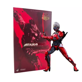 Коллекционная фигурка Hot Toys Metal Gear Rising: Revengeance Raiden (Inferno Armor Version) VGM19, 32 см