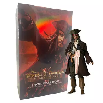 Коллекционная фигурка Hot Toys Pirates of The Caribbean At Worlds End, Jack Sparrow MMS42, 30,5 см