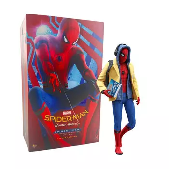 Коллекционная фигурка Hot Toys Spider-Man: Homecoming, Spider-Man (Deluxe Version) MMS426, 28,5 см