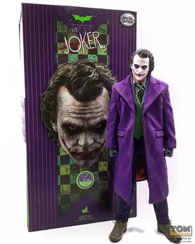 Коллекционная фигурка Hot Toys The Dark Knight, The Joker 1/4th (Exclusive Edition) QS010, 47 см