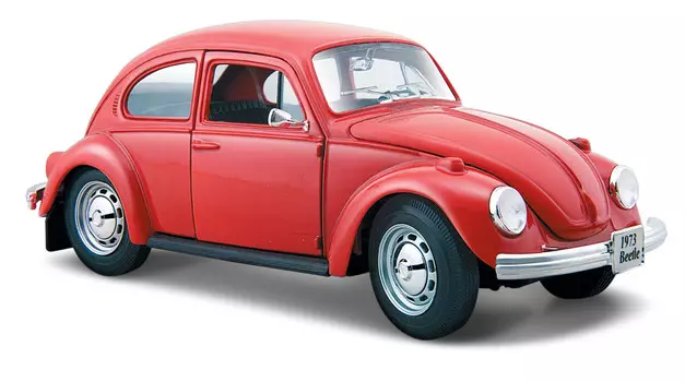 Коллекционная модель Maisto, Volkswagen Beetle Red 1/24.