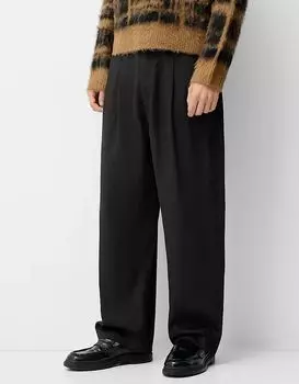 Коллекционные брюки черного цвета Bershka