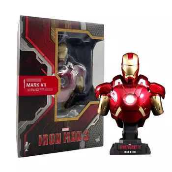 Коллекционный бюст Hot Toys Iron Man 3, Mark VII 1/4th Scale Limited Edition HTB13, 23 см