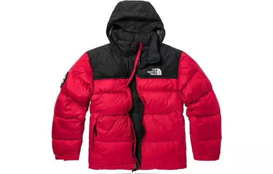 Коллекция 1992 года, пуховик унисекс, красный The North Face, красный