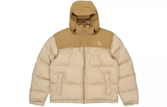 Коллекция 1996 года, пуховик мужской, светло-пшеничного цвета The North Face, цвет Light wheat color
