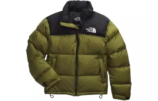 Коллекция 1996 года. Пуховик унисекс, цвет оливковый лес The North Face, цвет Forest olive