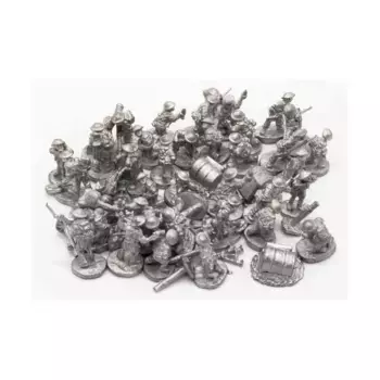 Коллекция 8-й британской армии времен Второй мировой войны № 1, Miscellaneous Historical Miniatures - Loose Miniatures (15mm) (Unidentifiable Manufacturer)