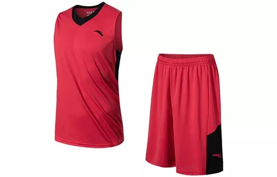 Коллекция баскетбола Баскетбольный костюм мужской классический красный Anta, красный