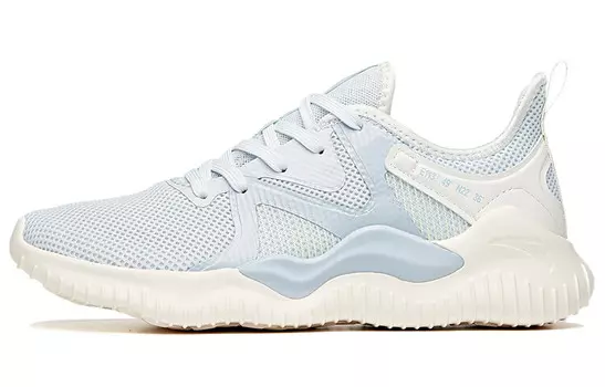 Коллекция беговых кроссовок для женщин с низким верхом Light Fog Gray/кислородно-голубой Anta