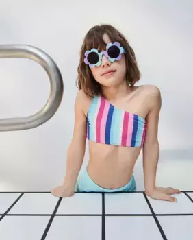 Коллекция бикини в полоску для девочек Kids El Corte Ingls, многоцветный