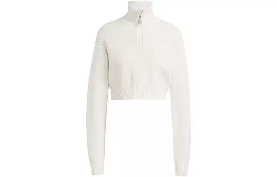 Коллекция Blue Version Укороченное пальто женское Chalk White Adidas Originals