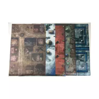 Коллекция D&D BattleMats №1 — 5 виниловых игровых ковриков, Dungeons & Dragons - BattleMats (Gale Force Nine)