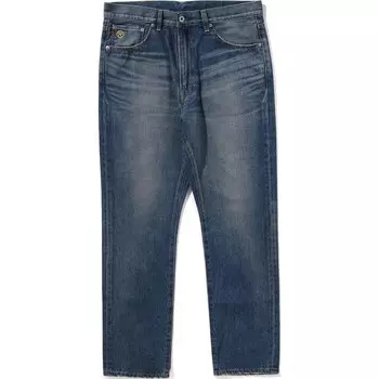 Коллекция джинсовой ткани Джинсы унисекс A Bathing Ape, темно-синий