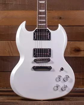 Коллекция Epiphone SG Muse — жемчужно-белый металлик SG Muse Collection - Pearl White Metallic