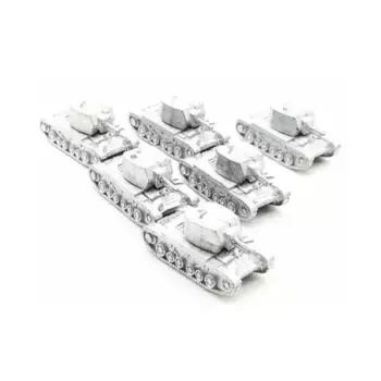 Коллекция епископа № 2, WWII Micro Armour - United Kingdom - Loose Miniatures (1:285)