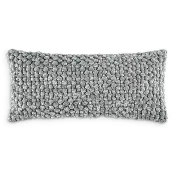 Коллекция Hudson Park Декоративная подушка с узлом, 14 x 36 дюймов Hudson Park Collection, серый