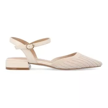 Коллекция Journee Женские балетки Ansley на плоской подошве Journee Collection, бежевый