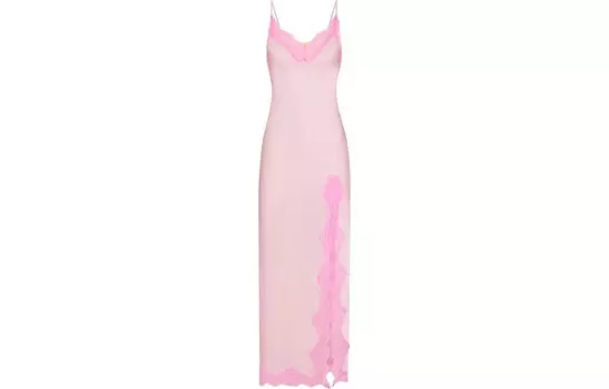 Коллекция ко Дню святого Валентина Платье-комбинация для женщин CHERRY BLOSSOM / Цвет вишневого цвета Skims