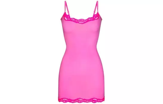 Коллекция ко Дню святого Валентина, платье-комбинация для женщин, TAFFY TONAL/цвет ириски Skims