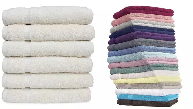 Коллекция комплектов полотенец Texmaxx - набор из 4 банных полотенец 70 см x 140 см кремового цвета - 100% хлопок 700 г/м, бежевый