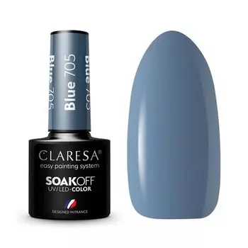 Коллекция лаков для ногтей UV LED Hybrid Manicure Soak Off - Синий цвет 5 мл Claresa