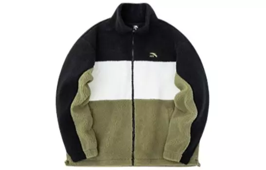 Коллекция Life бархатная куртка мужская базовая черная/бумажно-белая Anta, черный