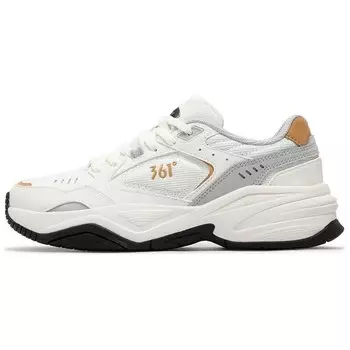 Коллекция Life Стильные кроссовки Женские низкие Feather Белый/Фотонно-серый 361°