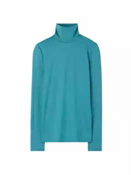 Коллекция Line Nuda Водолазка с длинными рукавами St. John, бирюзовый