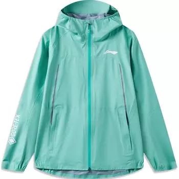Коллекция LiNing Running, водонепроницаемая, ветрозащитная, дышащая, ветровка унисекс, жемчужно-изумрудно-зеленая