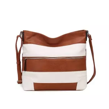 Коллекция Mkf Leighton Женская сумка через плечо из веганской кожи от Mia K MKF Collection, коричневый