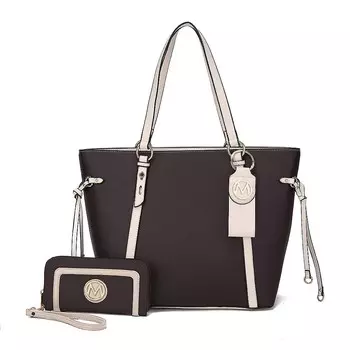 Коллекция MKF Сумка-тоут Koeia с кошельком от Mia K MKF Collection, коричневый