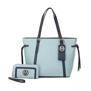 Коллекция MKF Сумка-тоут Koeia с кошельком от Mia K MKF Collection, цвет Baby Blue