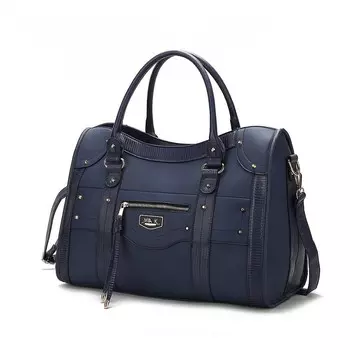 Коллекция Mkf Женская спортивная сумка Patricia из веганской кожи от Mia K MKF Collection, темно-синий