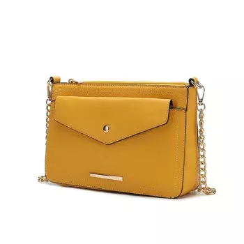 Коллекция MKF Женская сумка через плечо 3-в-1 Maribel из веганской кожи от Mia K MKF Collection, желтый