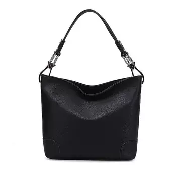 Коллекция Mkf Женские сумки-хобо Emily из мягкой веганской кожи от Mia K MKF Collection, черный