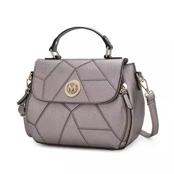 Коллекция MKF Женские сумки-сэтчел Clementine из веганской кожи от Mia K MKF Collection, коричневый