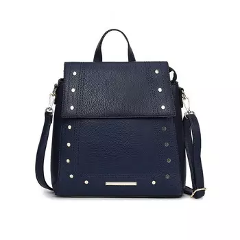 Коллекция Mkf Женский рюкзак-трансформер Elke из веганской кожи от Mia K MKF Collection, цвет Navy Blue