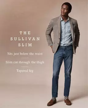 Коллекция мужских узких джинсов sullivan Polo Ralph Lauren, черный