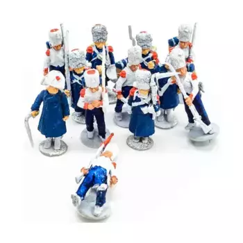 Коллекция наполеоновских французских гренадеров №1, Miscellaneous Historical Miniatures - Loose Miniatures (28mm) (Unidentifiable Manufacturer)