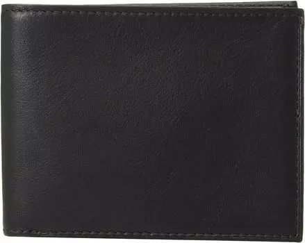 Коллекция Nappa Vitello — кошелек Executive ID Bosca, черная кожа