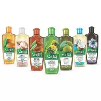 Коллекция натуральных средств по уходу за волосами Vatika