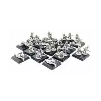 Коллекция немецких танковых гренадер Ваффен СС №1, Flames of War - WWII - German - Infantry - Loose Miniatures (15mm)