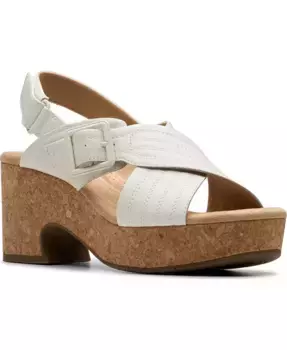 Коллекция Nerisa West сандалии на платформе с ремешками и пряжкой Clarks, черный