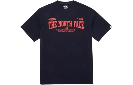 Коллекция одежды Футболка унисекс темно-синяя The North Face, синий