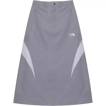 Коллекция одежды Повседневная длинная юбка женская серая The North Face
