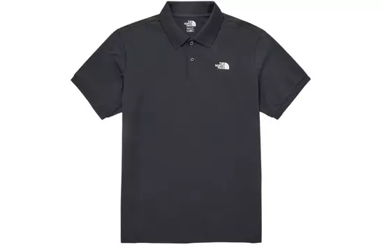 Коллекция одежды Рубашка поло унисекс темно-серая The North Face, темно-серый