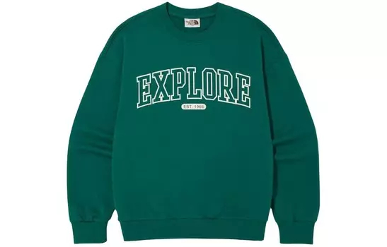 Коллекция одежды Толстовка унисекс зеленая The North Face, зеленый