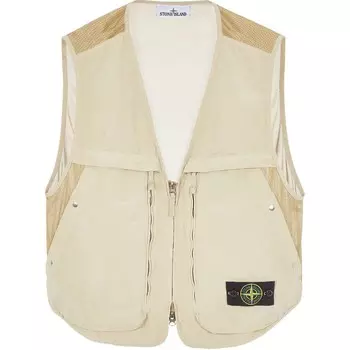 Коллекция осень/зима 2024/2025 Жилет унисекс песочный Stone Island, цвет Sand