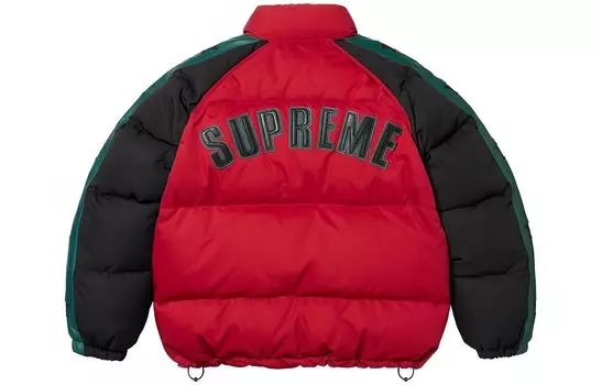 Коллекция осень/зима FW23 Пуховик унисекс Supreme, красный